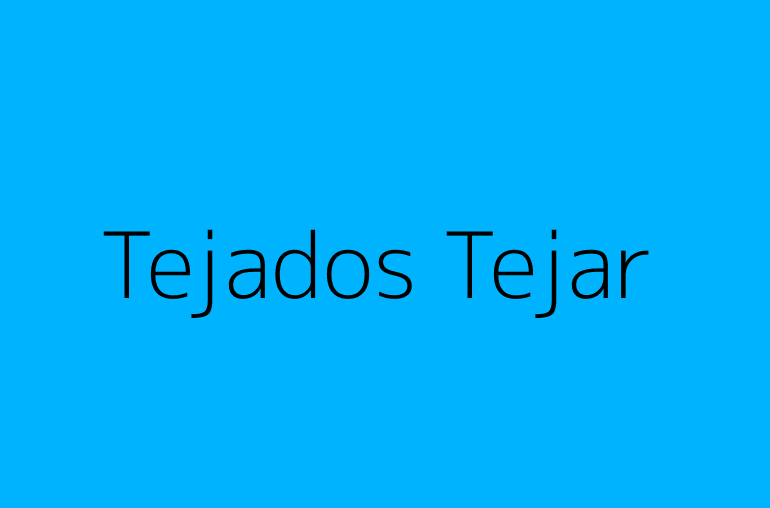 Tejados Tejar